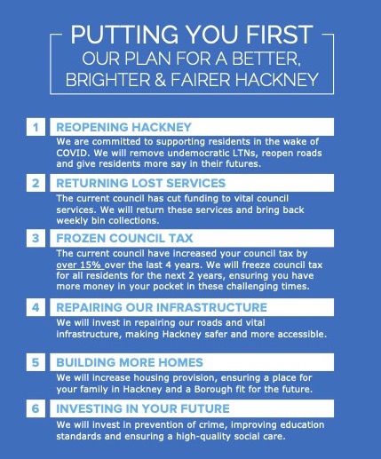 Hackney Conservatives Manifesto